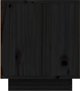 vidaXL vidaXL Szafka pod TV, czarna, 80x35x40,5 cm, lite drewno sosnowe