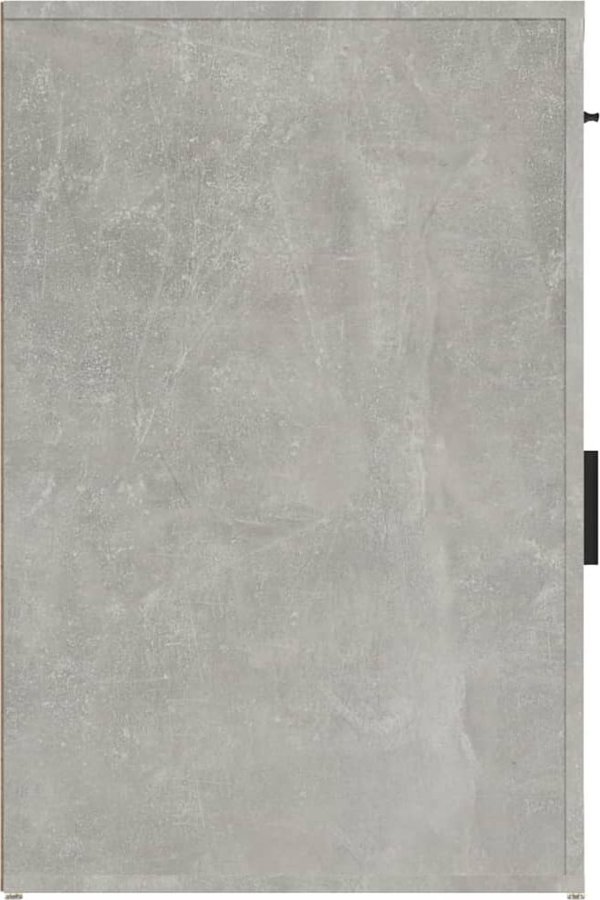 vidaXL Polka pod biurko, szarosc betonu, 40x49x75 cm