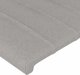 vidaXL Κεφαλάρι κρεβατιού με LED, ανοιχτό γκρι, 180x5x78/88 cm, ύφασμα