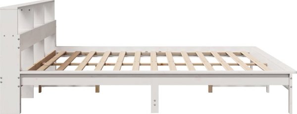 vidaXL Κορμός Κρεβατιού Λευκός 180x200 εκ. από Αληθινό Πεύκο
