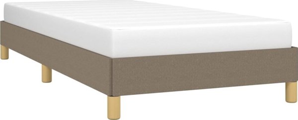 vidaXL Rama lozka kolor taupe 80x200 cm tapicerowana tkanina