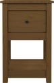 Κομοδίνο vidaXL, μελί καφέ, 40x35x61,5 cm, μασίφ ξύλο πεύκου