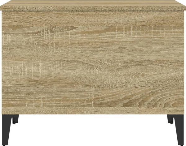 vidaXL Τραπεζάκι καφέ, φινίρισμα δρυς Sonama, 60x44,5x45 cm, κατασκευασμένο από ξύλινο υλικό