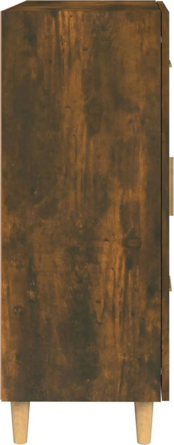 vidaXL Κομότα, δρύς καπνισμένη, 69,5x34x90 εκ, ξυλοπαραγωγής υλικό