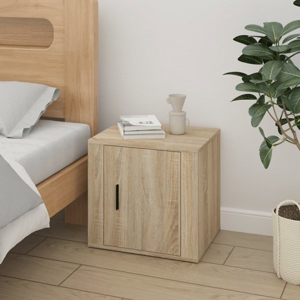 vidaXL Σετ 2 Κομοδίνων δρυός Sonoma 50x39x47 εκ.