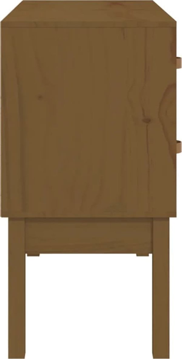 vidaXL Συρταριέρα, μέλι καφέ, 90x40x78 εκ, ξύλο πεύκου