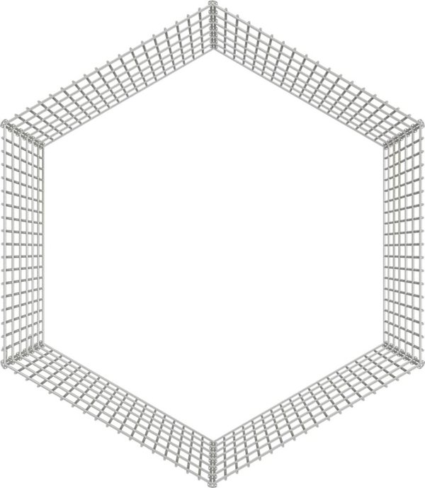 vidaXL 6 πάνελ κλουβί για κουνέλι, 54x60 εκ., γαλβανισμένο σίδερο