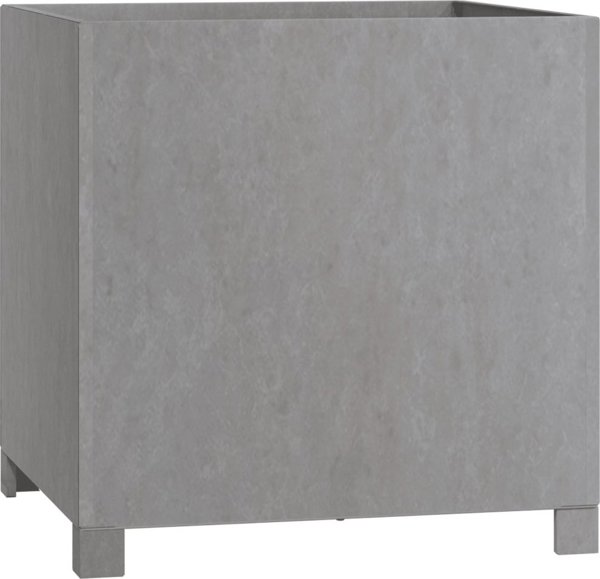vidaXL Γλάστρα με πόδια, γκρι, 49x47x50 εκ, corten ατσάλι