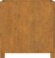 vidaXL Γλάστρα με πόδια, γκρι, 49x47x50 εκ, corten ατσάλι
