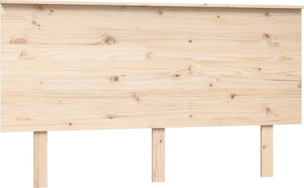 vidaXL προσκέφαλο κρεβατιού, 144x6x82,5 cm, μασίφ ξύλο πεύκου