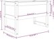 vidaXL Donica, μέλι καφέ, 78x40x52 εκ, μασίφ πεύκο