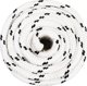 vidaXL Λευκό σκοινί εργασίας, 18 mm, 50 m, πολυεστέρας