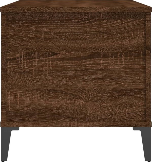 vidaXL Τραπεζάκι Καφέ καφέ δρυς 90x44,5x45 cm