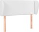 vidaXL Κεφαλάρι uszak σε λευκό, 103x23x78/88 εκ., τεχνητό δέρμα