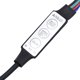 vidaXL Κρεβατοκάμαρα με LED πλαίσιο, λευκή, 75x190 εκ., από μοριοσανίδα
