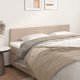 vidaXL Σετ 2 κεφαλαρίων cappuccino 80x5x78/88 cm από τεχνητό δέρμα