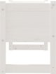 vidaXL Γλάστρα, Άσπρη, 78x40x52 εκ., από Στερεό Ανοιχτόπευκο Ξύλο