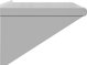 vidaXL Ράφι τοιχοποιίας, 75x45x31 εκ., ασημί ανοξείδωτο ατσάλι