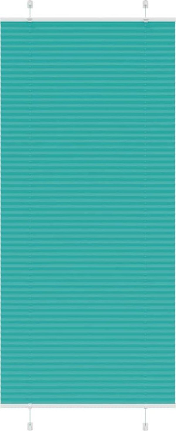 vidaXL Πλισέ Ρολό Σκίασης, Πράσινο Πετρόλ, 95x200 cm