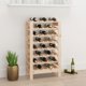vidaXL vidaXL Stojak na wino, 61,5x30x107,5 cm, lite drewno sosnowe