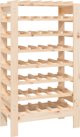 vidaXL vidaXL Stojak na wino, 61,5x30x107,5 cm, lite drewno sosnowe