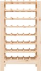 vidaXL vidaXL Stojak na wino, 61,5x30x107,5 cm, lite drewno sosnowe