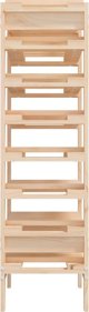 vidaXL vidaXL Stojak na wino, 61,5x30x107,5 cm, lite drewno sosnowe