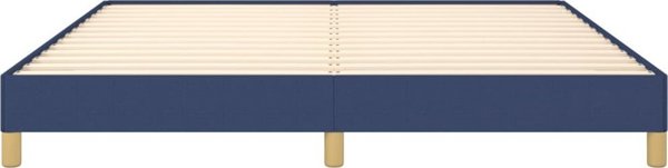 vidaXL Κρεβατοκάμαρα Σκελετός, Μπλε, 180x200 εκ., Υφασμάτινος