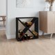 vidaXL vidaXL Szafka na wino, czarny, 62x25x62 cm, lite drewno sosnowe