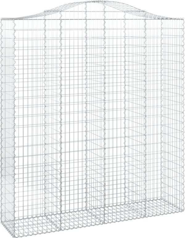 vidaXL Καλάθια γκαμπιόν, σετ 6 τεμαχίων, 200x50x220/240 εκ, γαλβανισμένο σίδερο