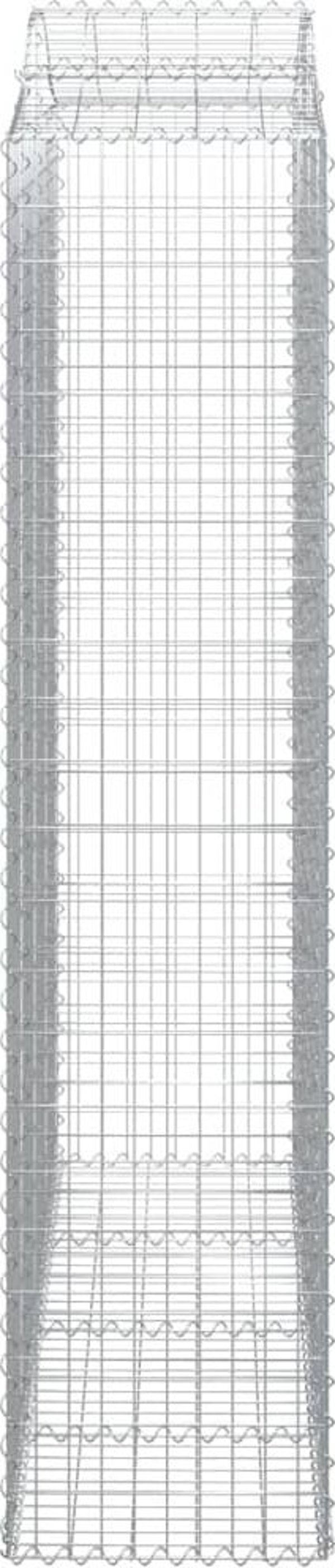 vidaXL Καλάθια γκαμπιόν, σετ 6 τεμαχίων, 200x50x220/240 εκ, γαλβανισμένο σίδερο