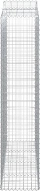 vidaXL Καλάθια γκαμπιόν, σετ 6 τεμαχίων, 200x50x220/240 εκ, γαλβανισμένο σίδερο