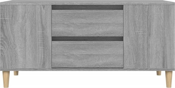 vidaXL Έπιπλο TV, γκρι δρυς σονόμα, 102x44,5x50 εκ.