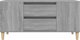 vidaXL Έπιπλο TV, γκρι δρυς σονόμα, 102x44,5x50 εκ.