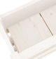 vidaXL Donica λευκή 77x25x104,5 cm από μασίφ πεύκο