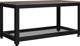 vidaXL Τραπεζάκι καφέ γκρι-μαύρο, 90x45x45 cm MDF και σίδερο
