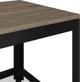 vidaXL Τραπεζάκι καφέ γκρι-μαύρο, 90x45x45 cm MDF και σίδερο