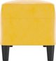 vidaXL Λαβή, κίτρινη, 100x35x41 εκ., επενδεδυμένη με βελούδο
