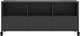 vidaXL Szafka RTV, czarna, 100,5x39x43,5 cm, stal
