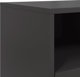 vidaXL Szafka RTV, czarna, 100,5x39x43,5 cm, stal