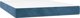 vidaXL Κρεβάτι continental με στρώμα και LED, μπλε βελούδο, 140x190 εκ.