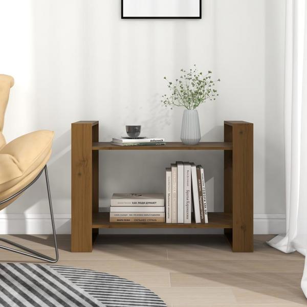 vidaXL Ραφιέρα/διαχωριστικό μπεζ καφέ 80x35x56,5 cm πεύκο