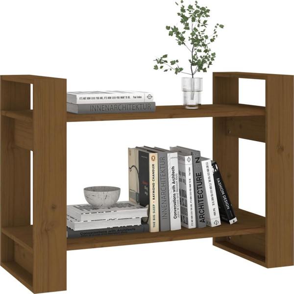 vidaXL Ραφιέρα/διαχωριστικό μπεζ καφέ 80x35x56,5 cm πεύκο