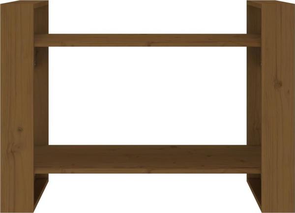 vidaXL Ραφιέρα/διαχωριστικό μπεζ καφέ 80x35x56,5 cm πεύκο