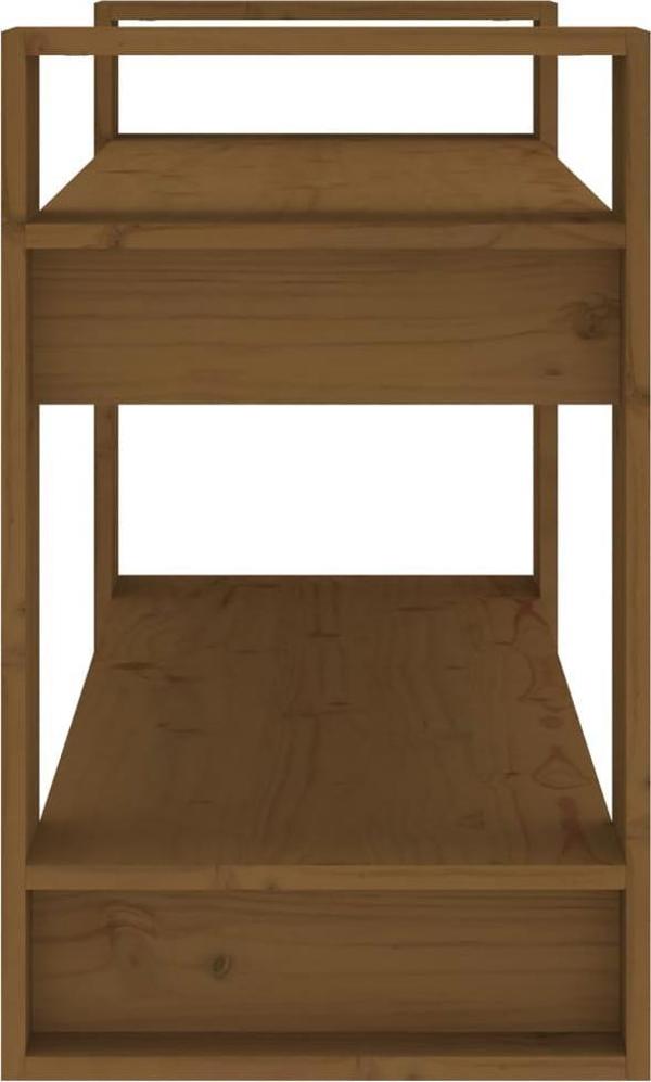 vidaXL Ραφιέρα/διαχωριστικό μπεζ καφέ 80x35x56,5 cm πεύκο