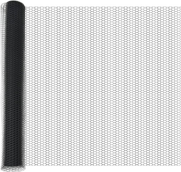 vidaXL Σετ Περίφραξης από Ατσάλι, 10 Πασσαλάκια U-Channel 100 cm και Εξαγωνικός Φράχτης 1x10 m, Γκρι