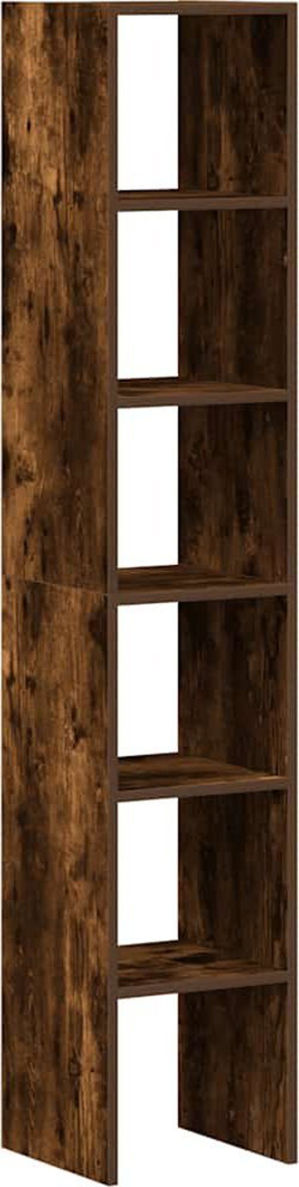 vidaXL Σετ 2 Ράφια Βιβλίων, Καπνιστή Δρυς, 30x30x80 εκ.