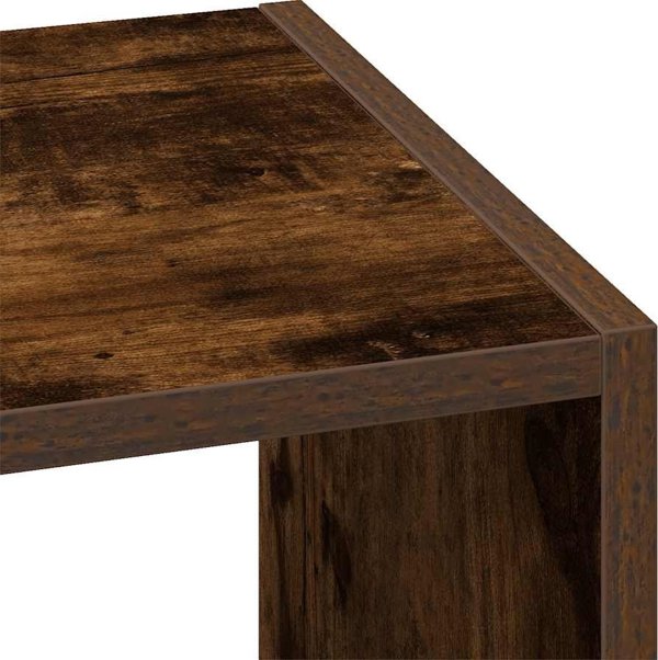 vidaXL Σετ 2 Ράφια Βιβλίων, Καπνιστή Δρυς, 30x30x80 εκ.