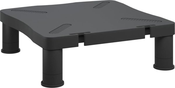 vidaXL vidaXL Podstawka pod monitor, czarna, 33,5x34x10,5 cm