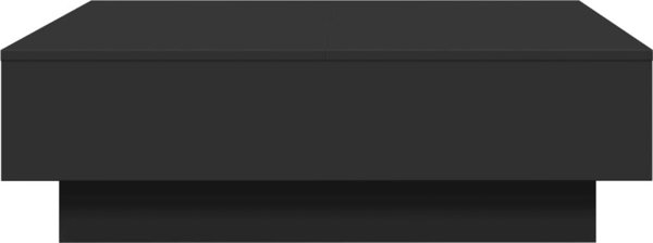 vidaXL Τραπεζάκι καφέ, μαύρο, 90x90x28 εκ., μοριοσανίδα